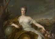 Jjean-Marc nattier Princess Louise-elisabeth of France - The Earth oil painting reproduction